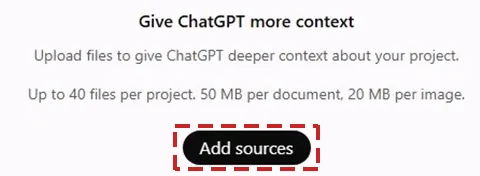 Add sources once: the instruction, the approved examples and the format.