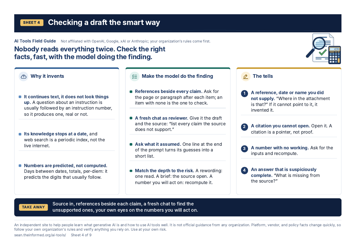 Checking a draft the smart way — page preview